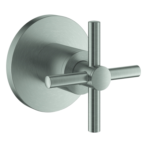 GROHE UP-Ventil-Oberbau Atrio 29396 Kreuz-Griff supersteel