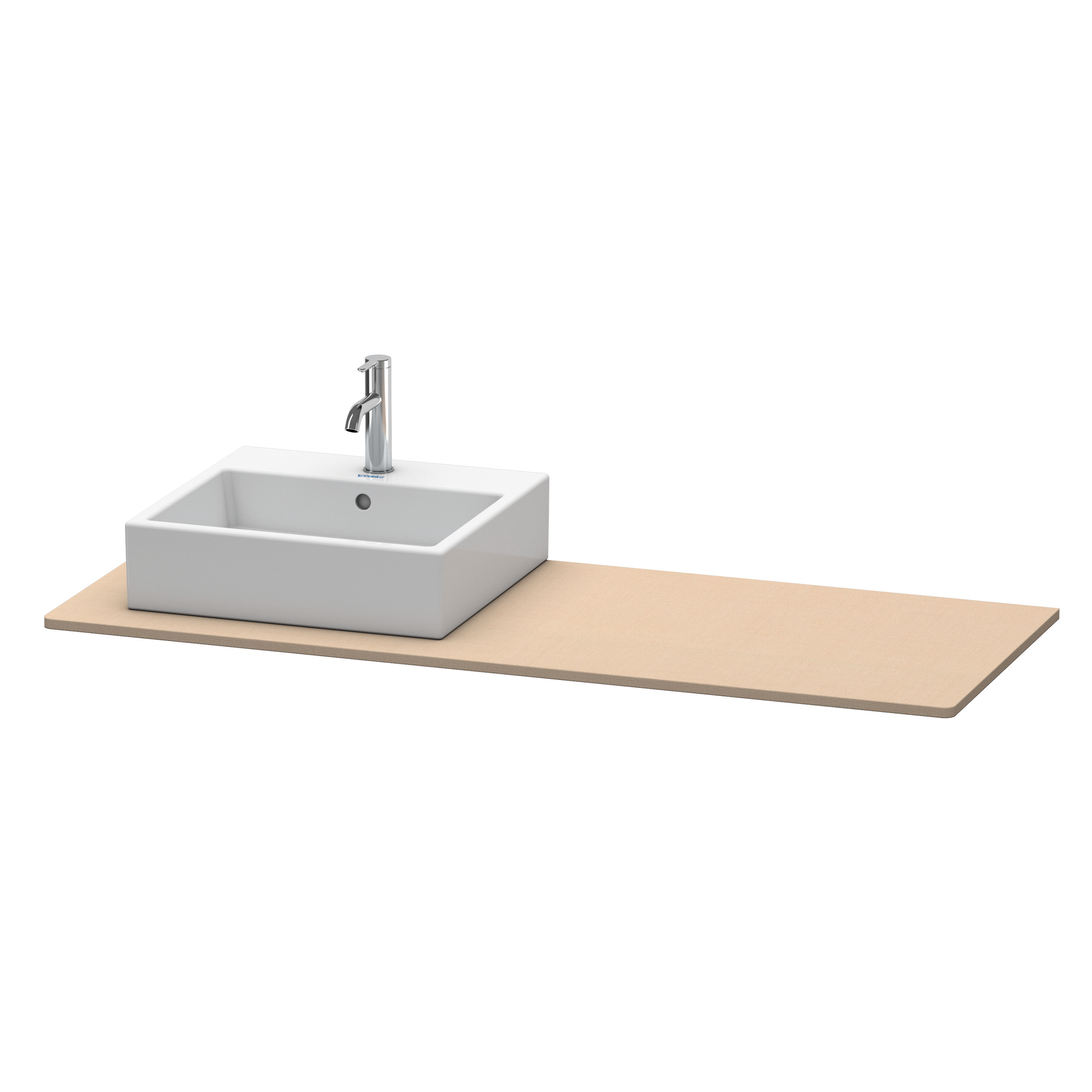 Duravit Konsole XSquare 16x1400x550mm 1 Ausschnitt, Leinen