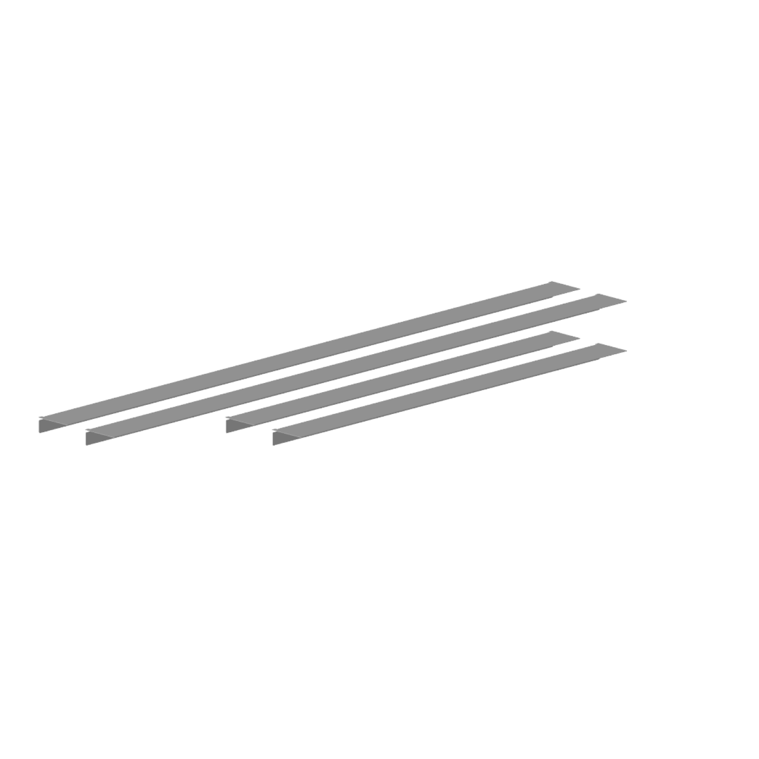 DO Bef. Montagewinkel Decke ERSATZTEILE 90172017100 1100 x 25 x 61,5 mm