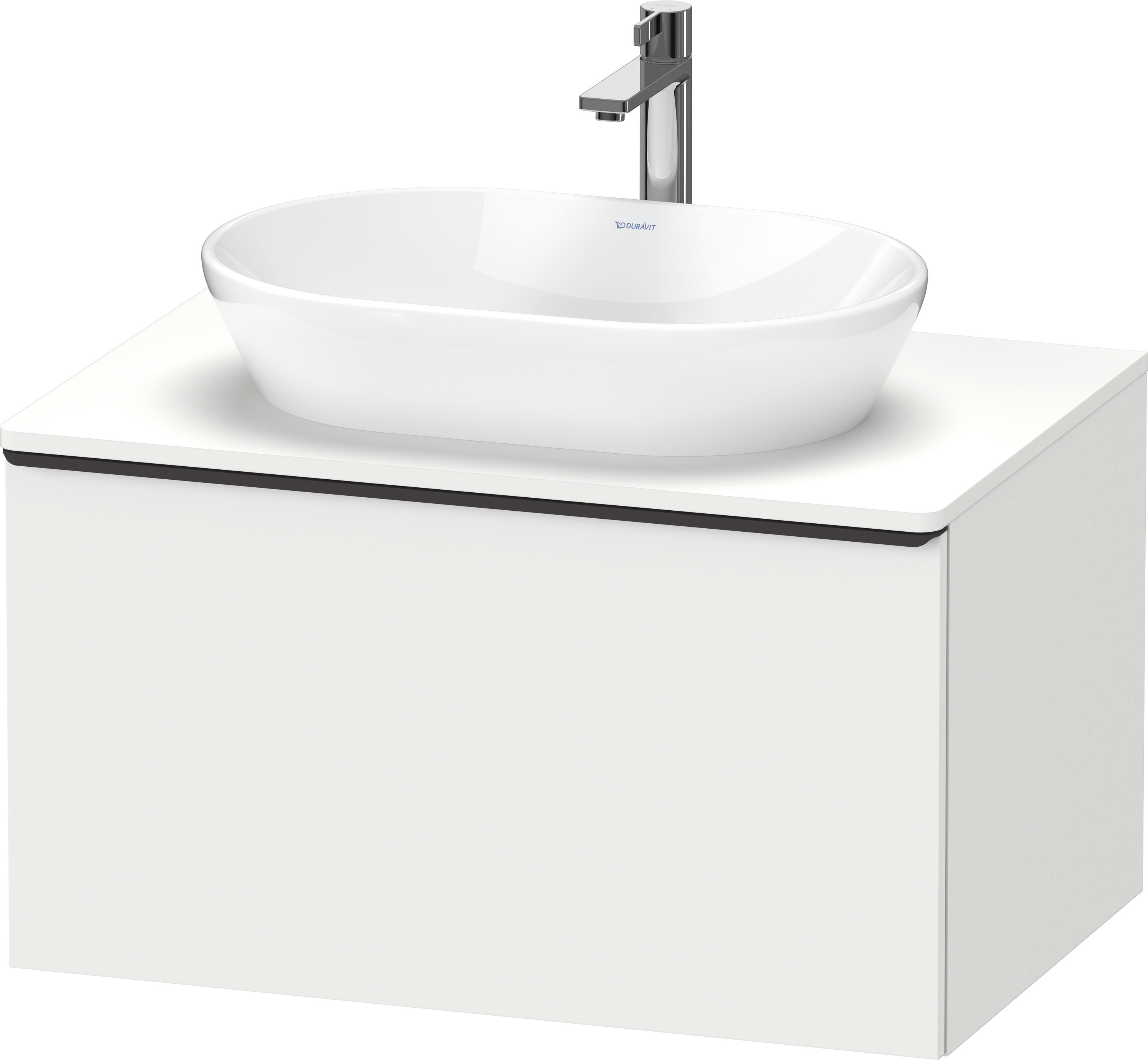 Duravit D-Neo,Kons-WTU,Ausz:1,Gr:Diam.Schwarz 800x550x459mm,Wandh.Weiß Matt,Dekor