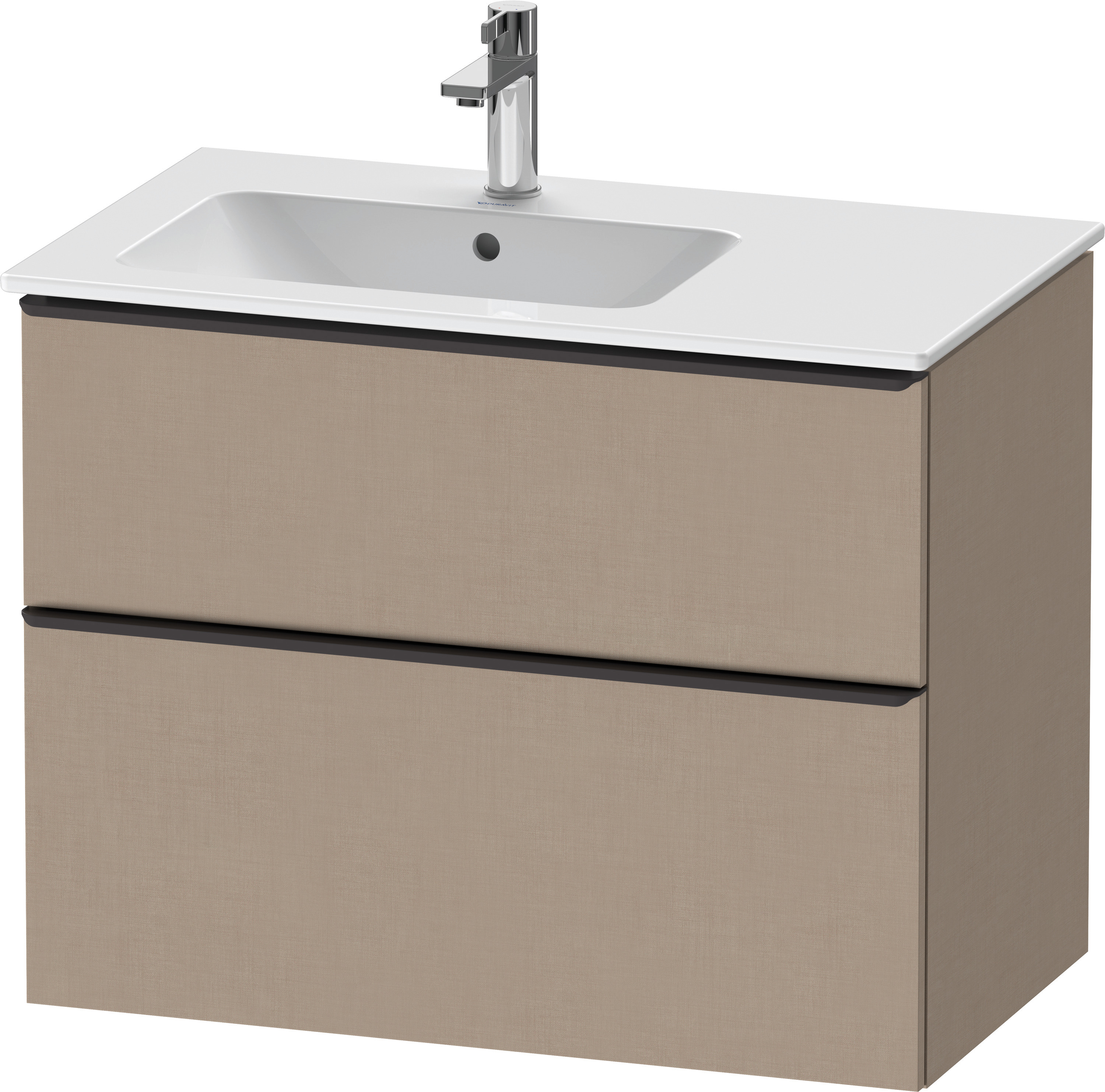 Duravit D-Neo WTU,234583,AZ,1,SBK:1,Gr:D.Schw 810x462x625mm,Wandh, Leinen Matt, Dekor