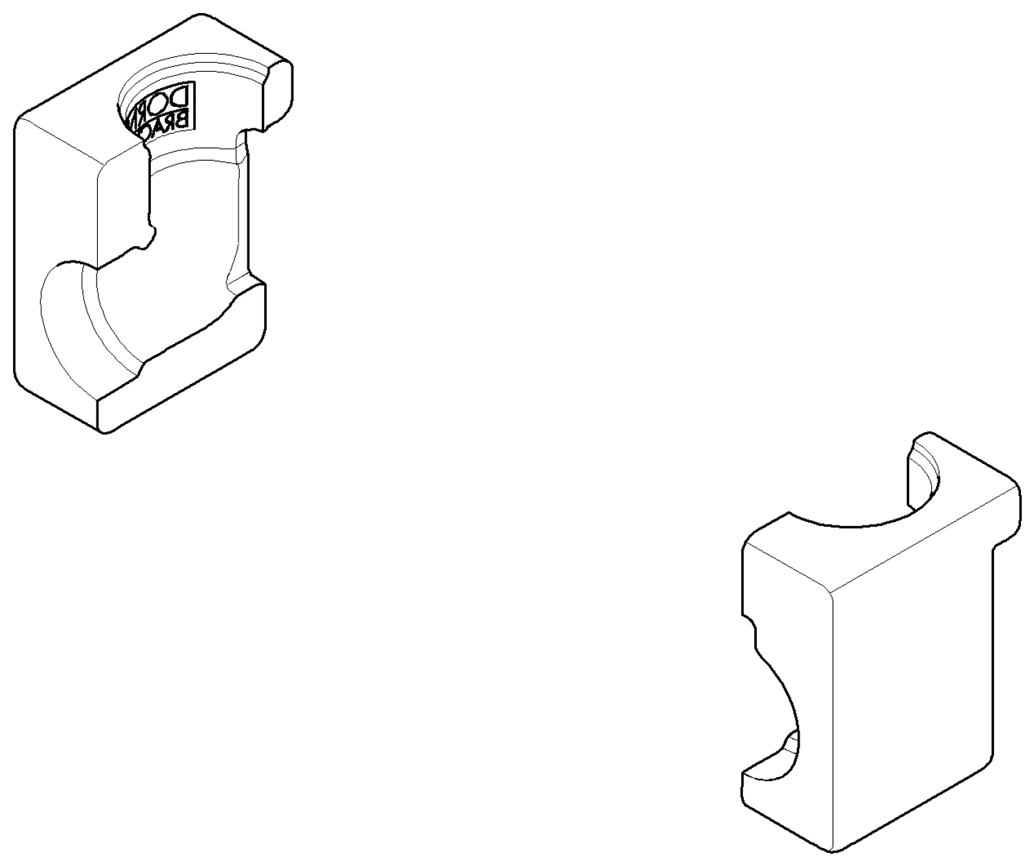 DO Zubehör für Wandwinkel ERSATZTEILE 091111036 40 x 52 x 43 mm