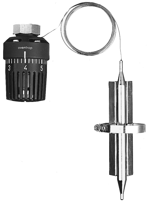 OVENTROP-Temperaturregler m.Anlegefühler 30-60 C, Kapillarrohr 2m,Wärmeleitsockel