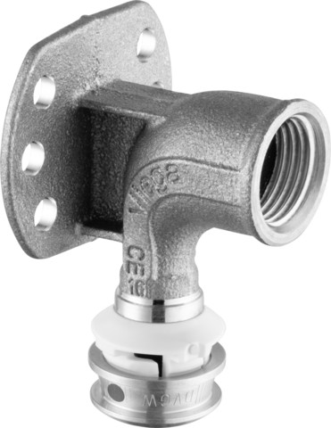 Viega Wandscheibe mit SC Raxofix DN10 5325.51 in DN10 x Rp1/2 Siliziumbronze