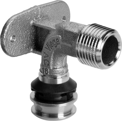 Viega Wandscheibe mit SC Raxofix 5325.4 in 16mm x R1/2 Siliziumbronze