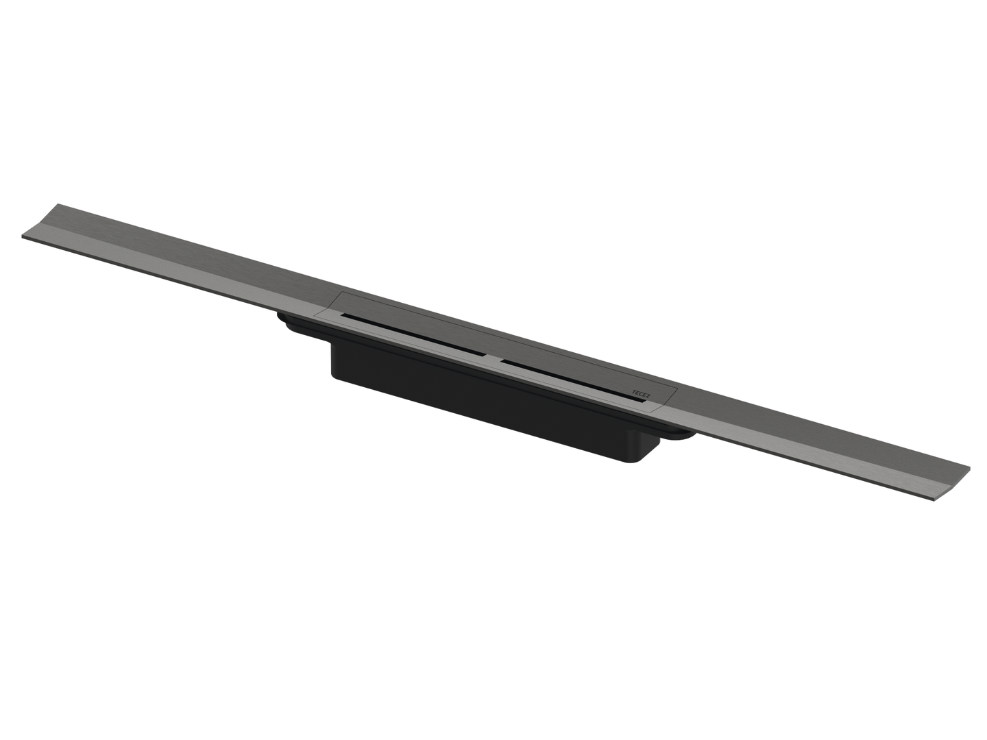 TECEdrainprofile Duschprofil, 900 mm, Edelstahl, Chrom schwarz gebürstet