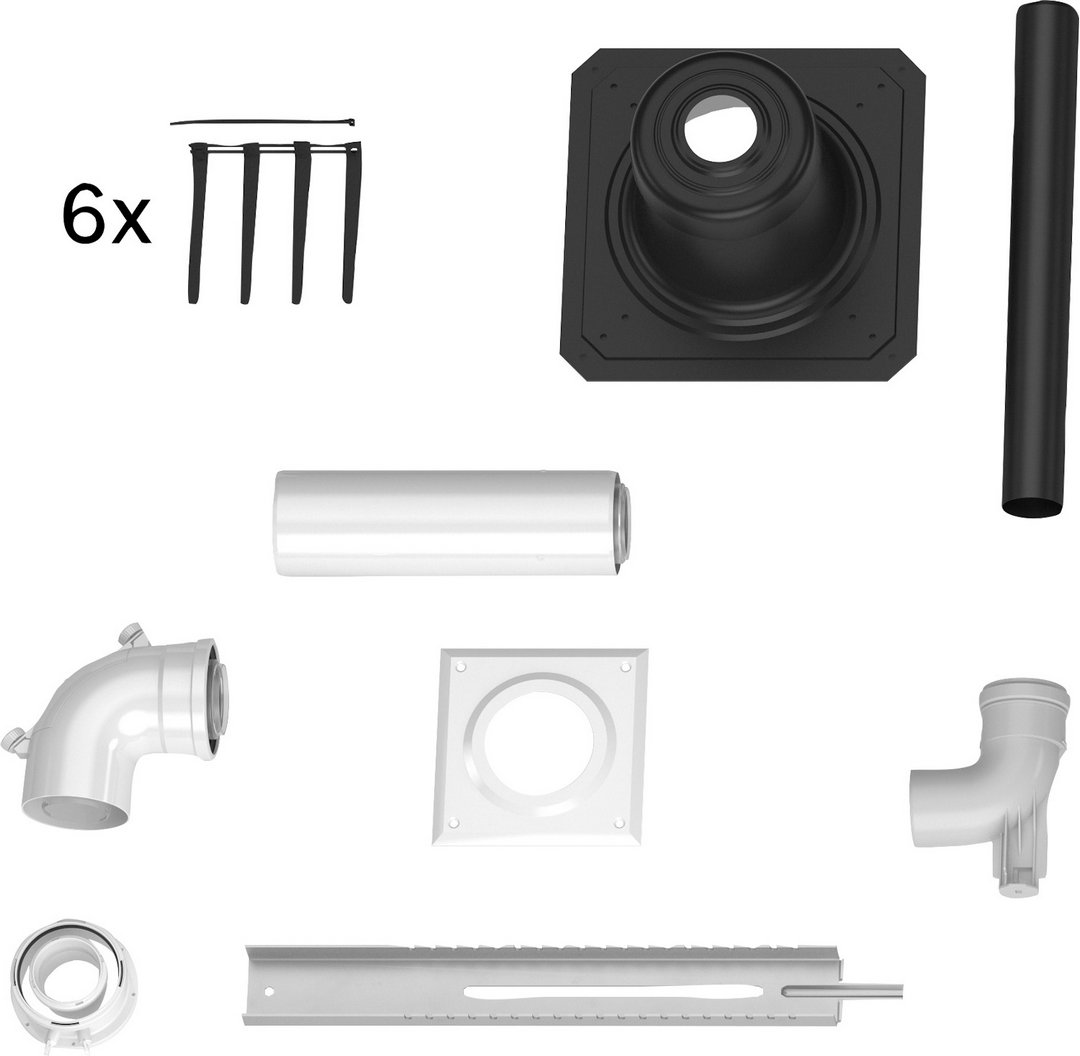 BOSCH Abgaszubehör FC-Grundbausatz-C93x Grundbausatz d:60/100 (Set-Bestandteil)