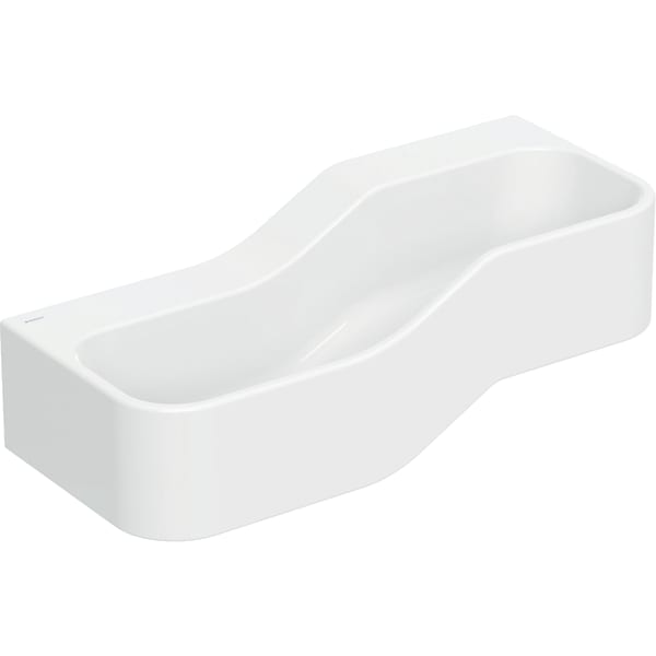 Geberit Bambini Spiel-/Waschlandschaft B:90cm 2 Waschpl., tieferes B li, o. Hl., weiß