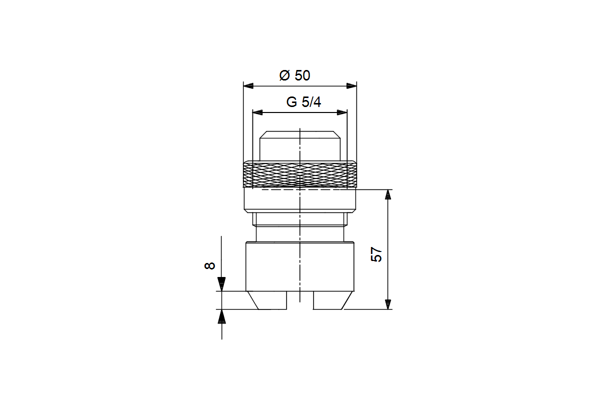 GRUNDFOS Zubehör für Dosierpumpen FV-NL-G5/4 SS/T/SS A1