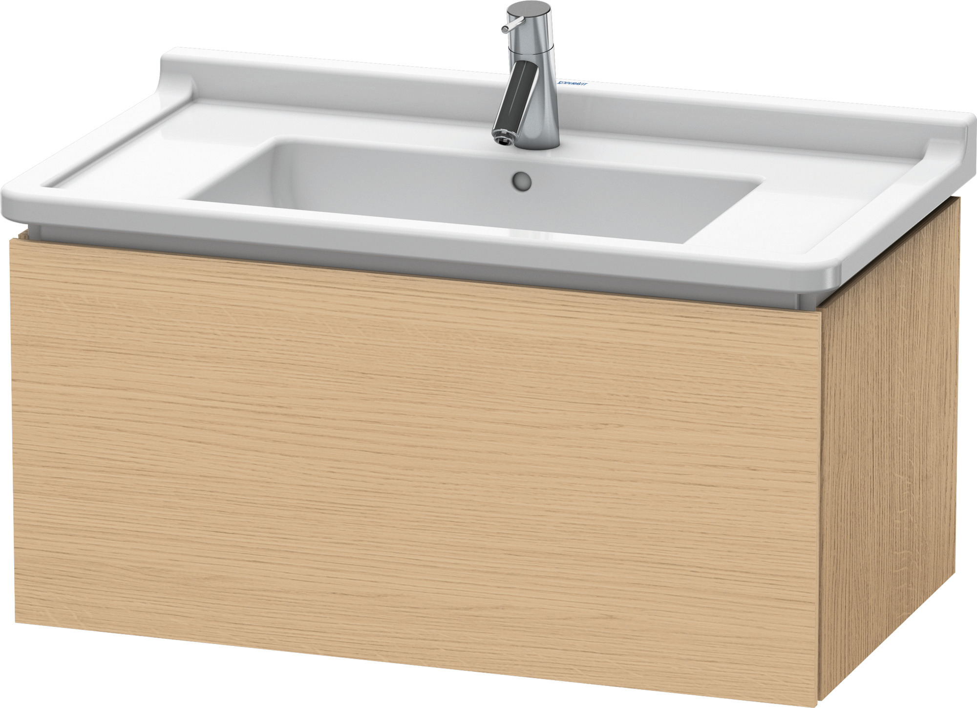Duravit WTU wandh. L-Cube 469x820x408mm 1 Auszug, 030480, Eiche Natur
