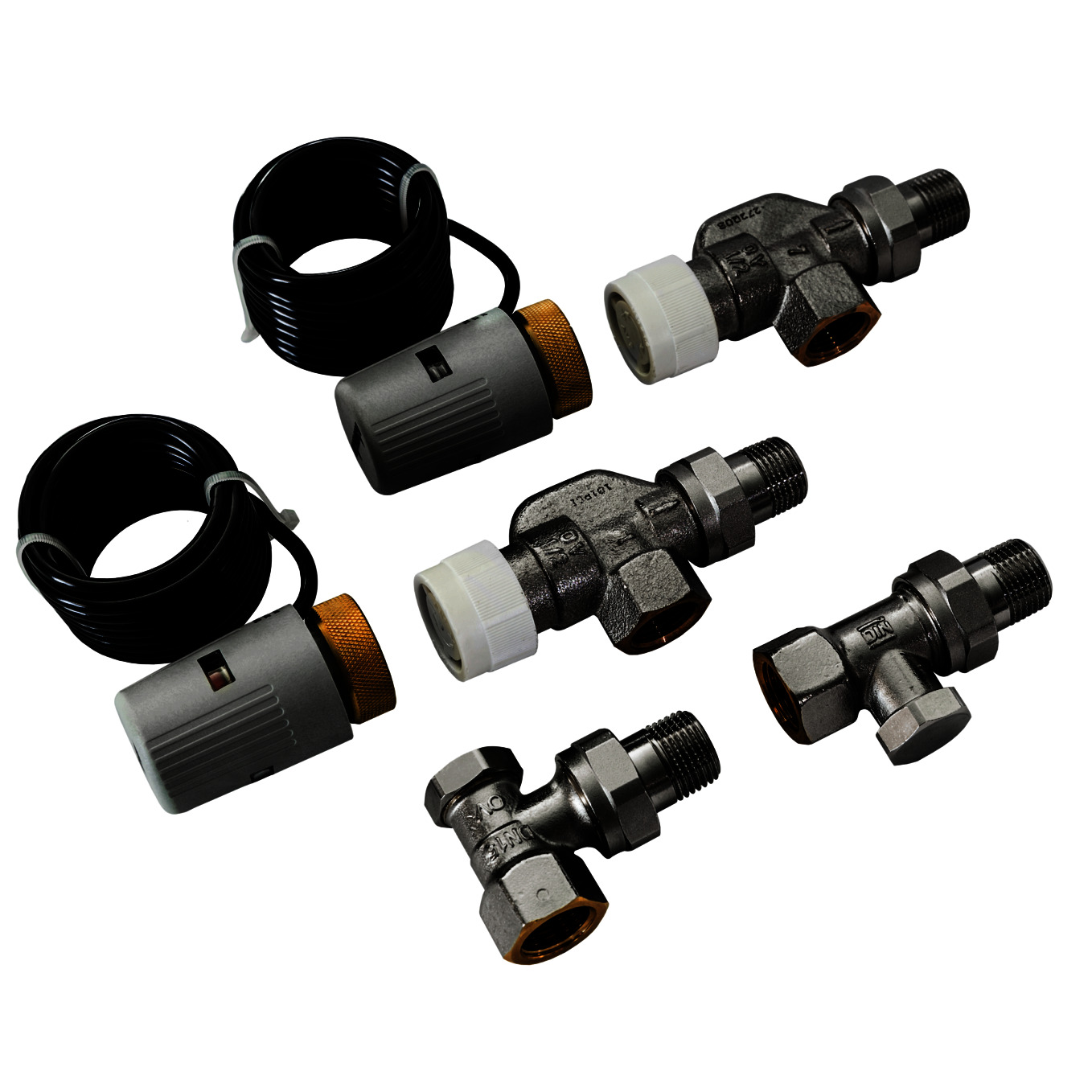 KM Ventilkit f. Katherm HK, 4-Lt. voreinstellbar, mit Antrieb 24 V
