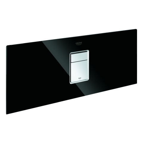 GROHE Abdeckplatte 42481 mit Drucktaste für Rapid SL Glasmodul velvet black