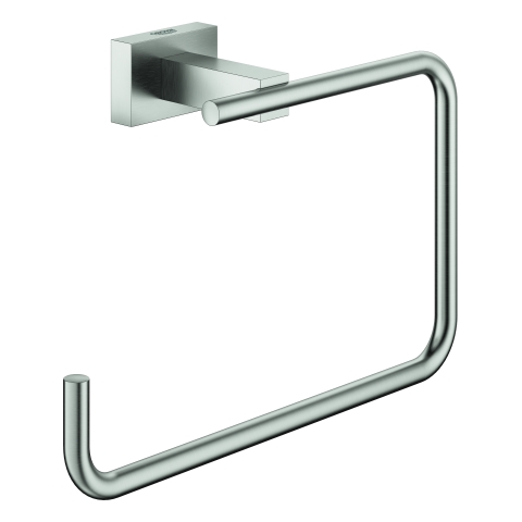 GROHE Handtuchring Essentials Cube 40510_1 Metall supersteel GROHE Handtuchring Essentials Cube 40510_1 Metall supersteel