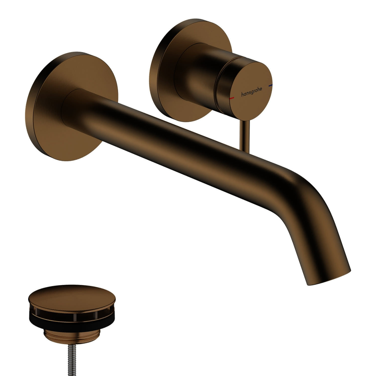 Hansgrohe 2-Loch Waschtischmischer Unterputz Tecturis S F-Set 225 mm Auslauf BBR