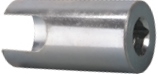 airfit Eckventil Einschraubhilfe mit innen 4-Kant für 1/2" Ratsche