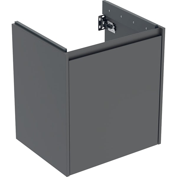 Geberit Renova Plan US für WT, mit 1 Tür 54,6x60,6x44,6cm, lava/l. seidenmatt