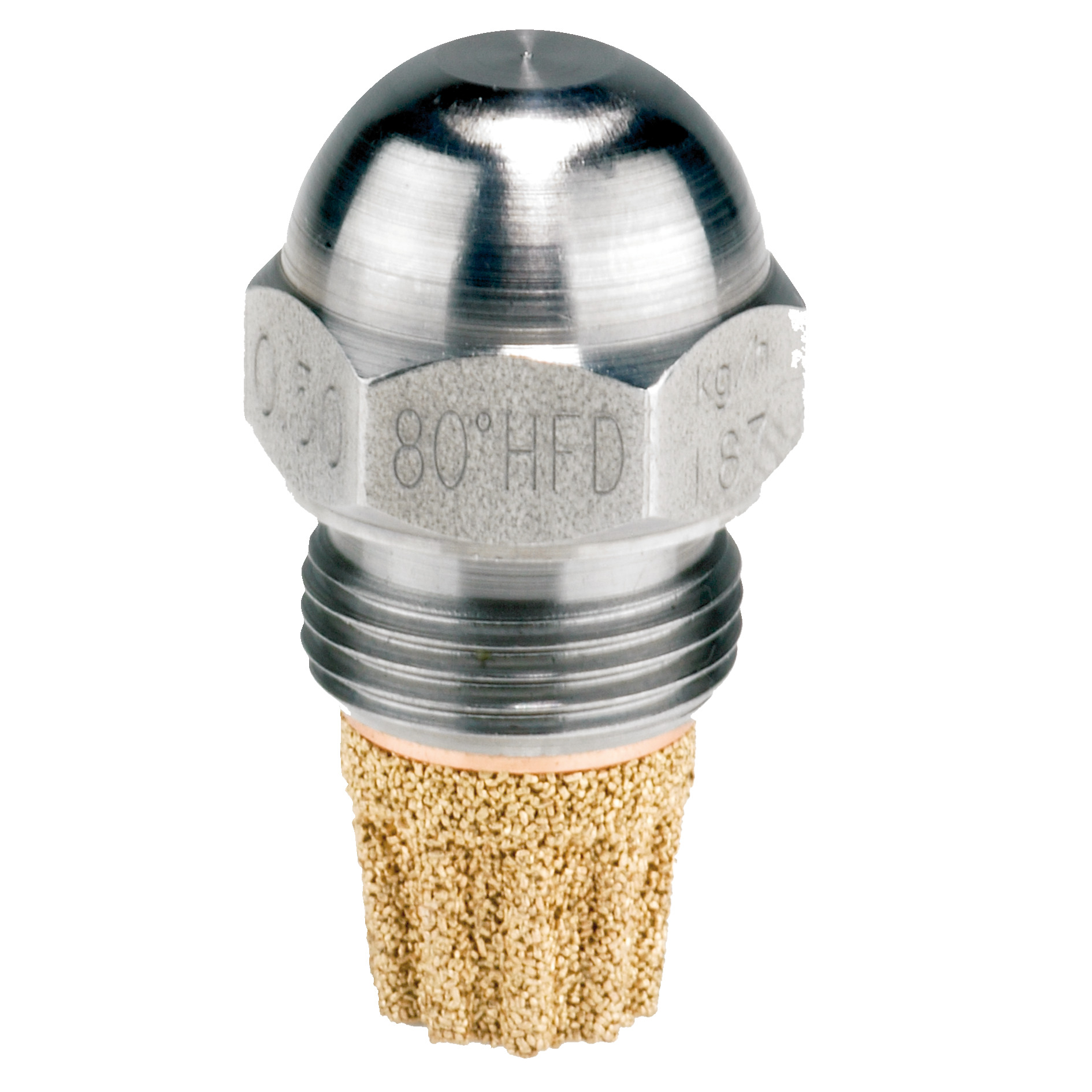 Danfoss Öldüse HFD 0,45 USgal/h, 80 Grad, Stahldüse