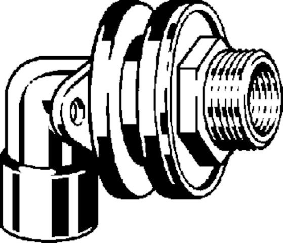 Viega Wanddurchführung 3426 in Rp1/2 x 30mm x Rp1/2 x G3/4 Rotguss
