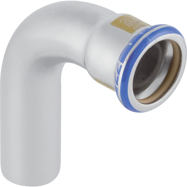 Geberit Mapress Edelstahl Bogen 90Gr d76,1 mit Einschubende (Gas)