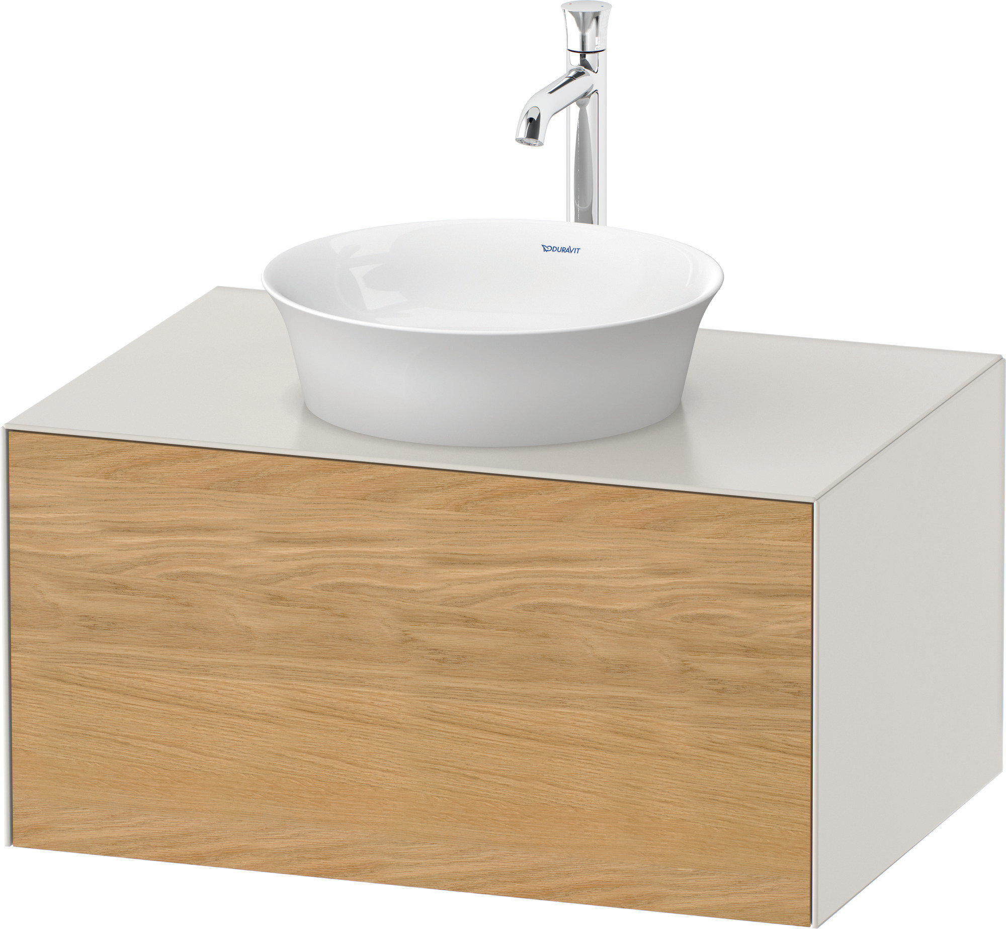 Duravit WTU White Tulip bodenstehend 751x350x410mm,Eiche N.M/Nordic Weiß Sdm
