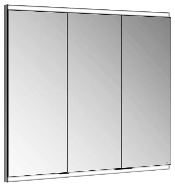 KEUCO Royal Modular 2.0 SPS, bel. 80031, Einb,1Steckd/USB,sb-elox,900x700x120mm