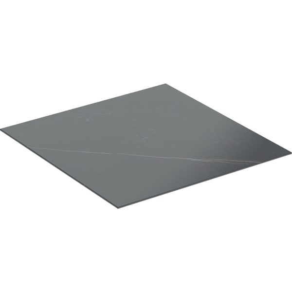 Geberit ONE Abdeck. f. Seitenschrank/-Element 45x0,4x46,5cm, Marmoroptik schwarz matt