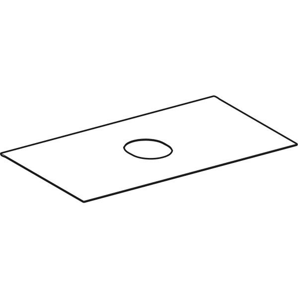 Geberit VariForm Abdeckplatte für US f. AS-WT mit einer Schublade B=90cm, Eiche
