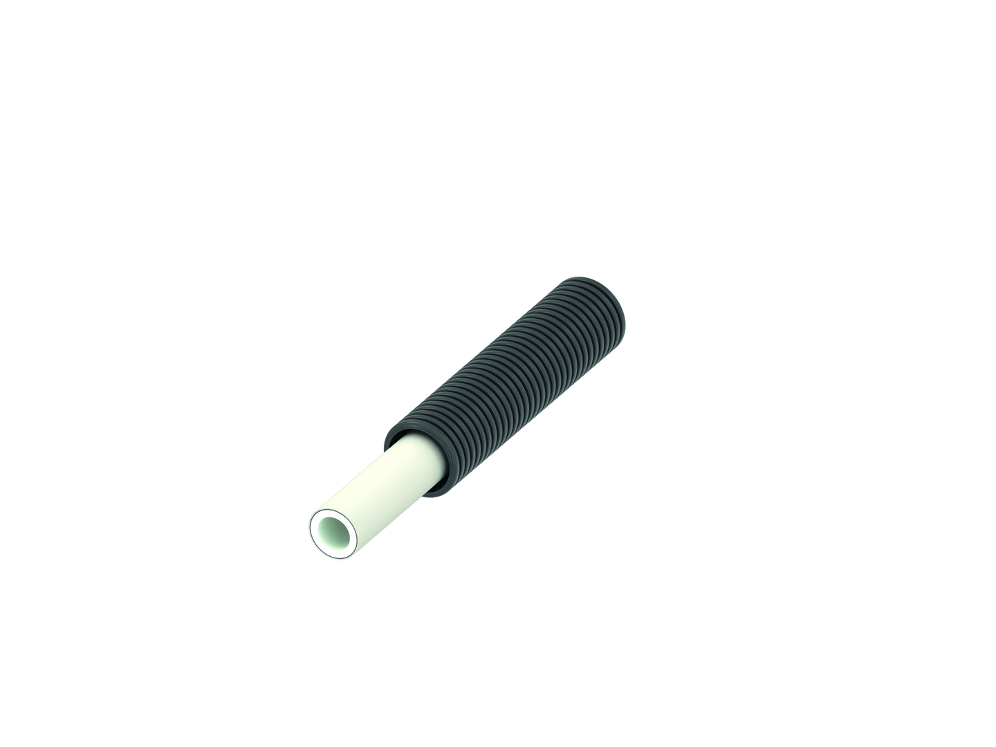 TECEflex Verbundrohr PE-Xc/Al/PE-RT Dim. 16, im Wellschutzrohr, Rolle 75 m