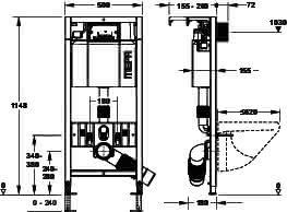 nextVIT Step-WC-Element Typ A31 SBH 120