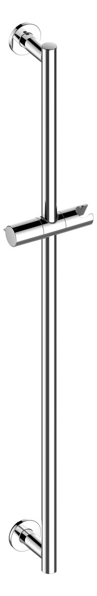 KEUCO Brausestange IXMO_solo 59585, rund, Brauseschieber, Edelstahl-finish, 855 mm