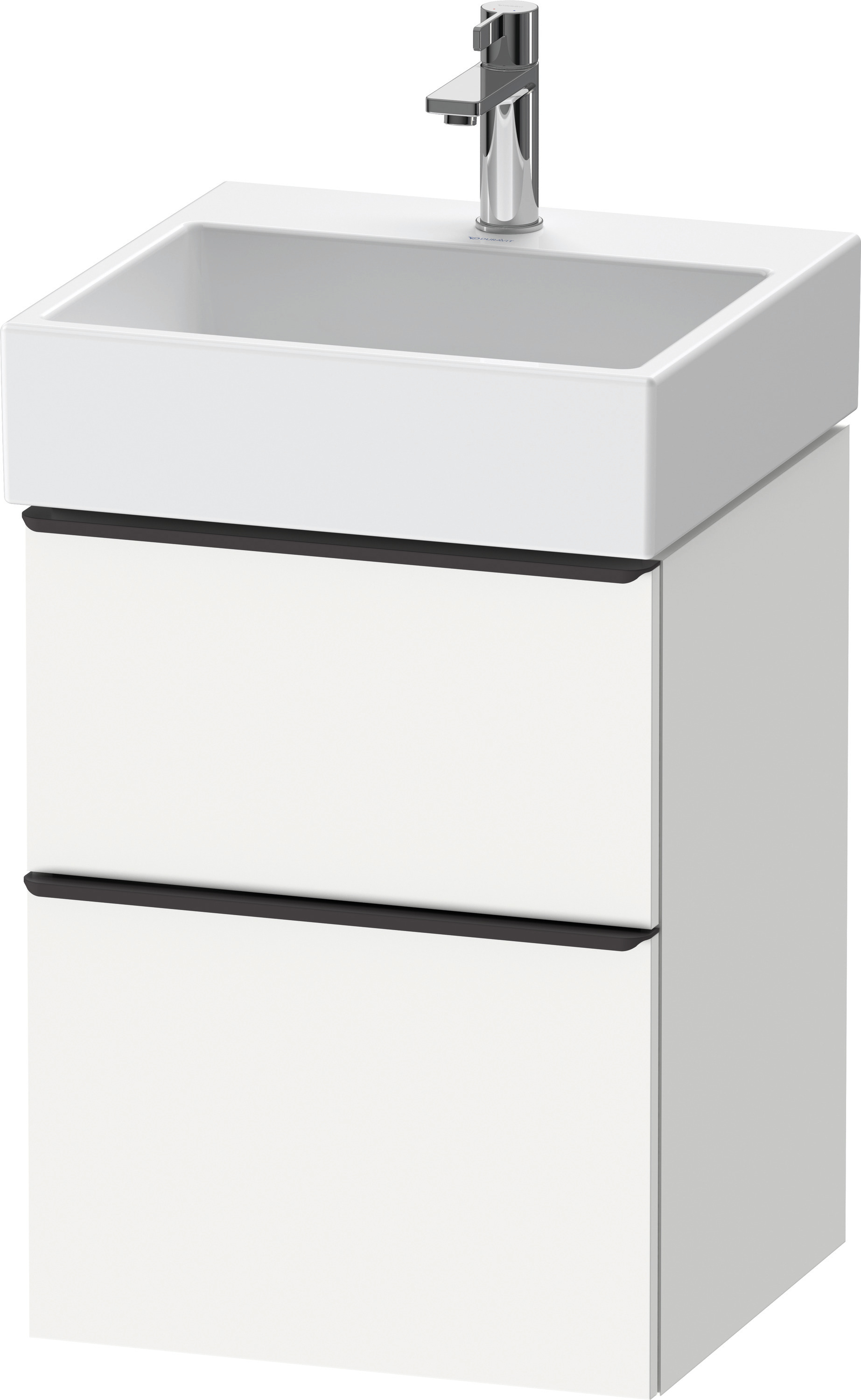 Duravit D-Neo WTU,Ausz:1,Schubk:1,GR:Dia.Schw 484x442x625mm,Wandh,Weiß Matt,Dekor