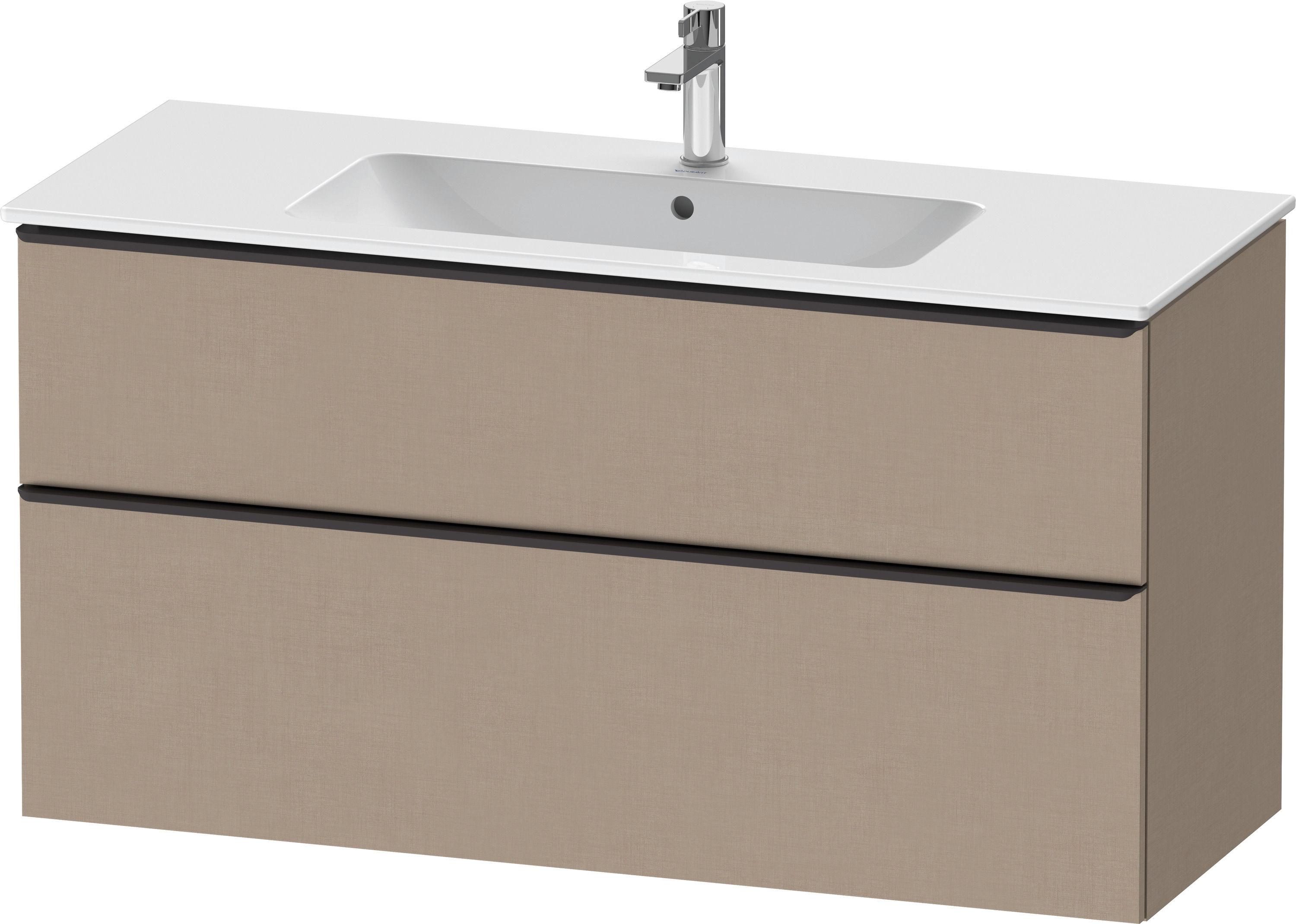 Duravit D-Neo WTU,Ausz:1,Schubk:1,GR:Dia.Schw 1210x462x625mm,Wandh, Leinen Matt, Dekor