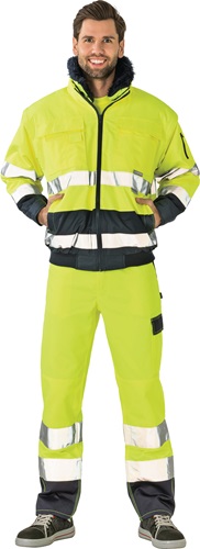 Warnschutz-Comfortjacke Gr.S gelb/marine PLANAM Warnschutz-Comfortjacke Gr.S gelb/marine PLANAM