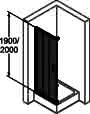 HP DA Classics 2 4-Eck 1/2 GT E3 75 H:2000 silber matt klar Anti-Plaque
