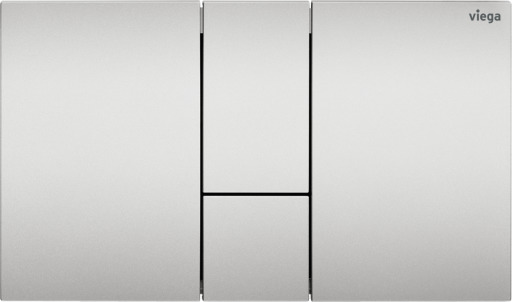 Viega WC Ausstellungsplatte VfS 24 8614.19 aus Kunststoff in edelmatt