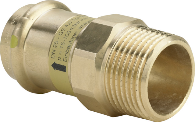 Viega Gasströmungsw. m. SC Profipress G 2641.2HT in R11/4x (6,0m3)x35mm Rotguss Viega Gasströmungsw. m. SC Profipress G 2641.2HT in R11/4x (6,0m3)x35mm Rotguss