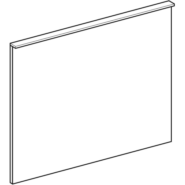 Geberit Xeno2 Lichtspiegel mit direkter und indirekter Beleuchtung, 90x71x5,5cm