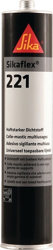 Polyurethandichtstoff Sikaflex®-221 300 ml stahlgrau Kartusche SIKA Polyurethandichtstoff Sikaflex®-221 300 ml stahlgrau Kartusche SIKA