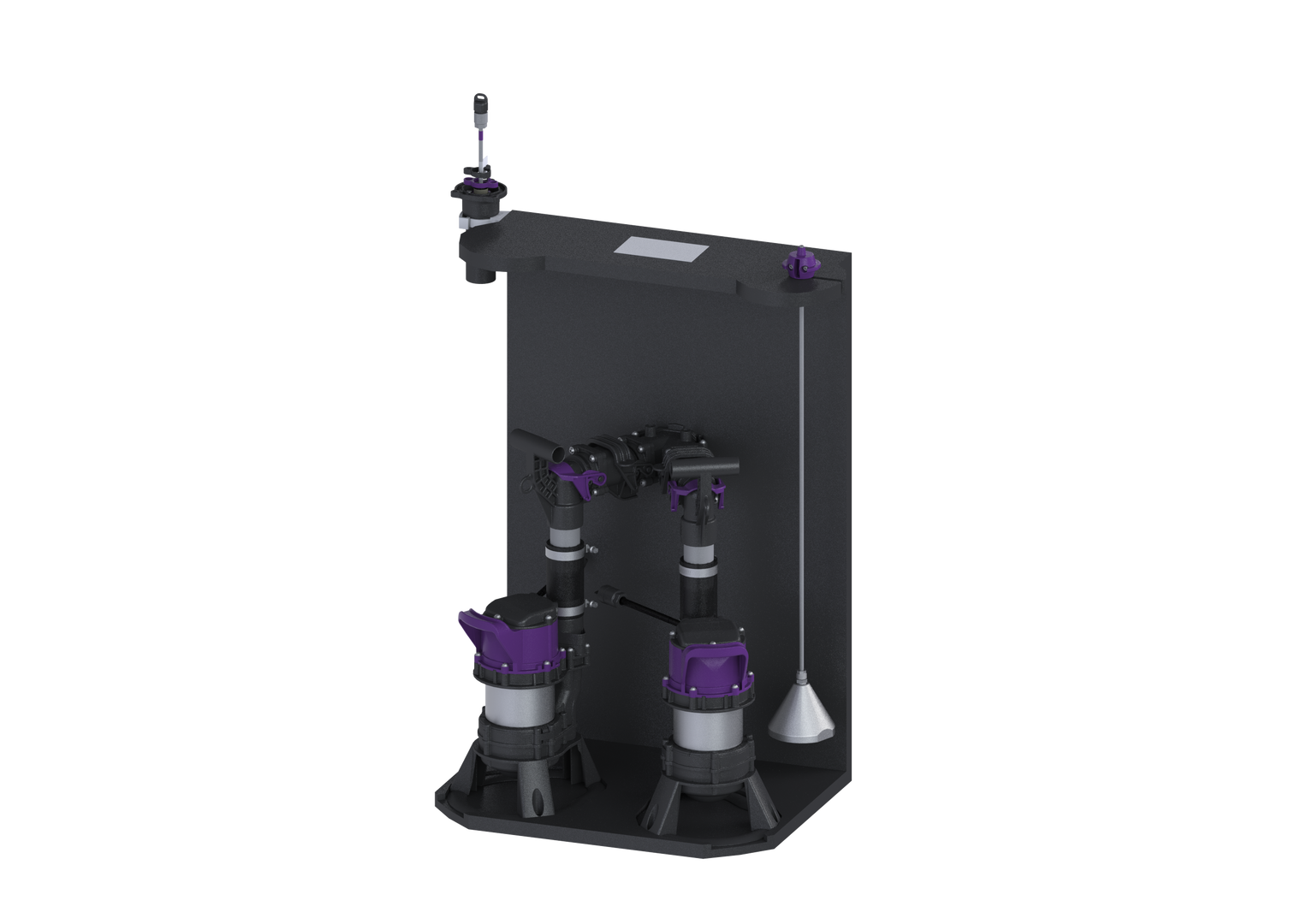 KESSEL-Pumpanlage Aquapump Retrofit Duo, GTF 600, Tauchglocke