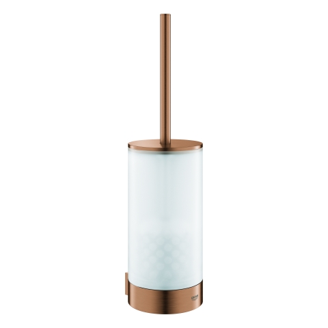 GROHE WC-Bürstengarnitur Selection 41076 Glas/warm sunset gebürstet