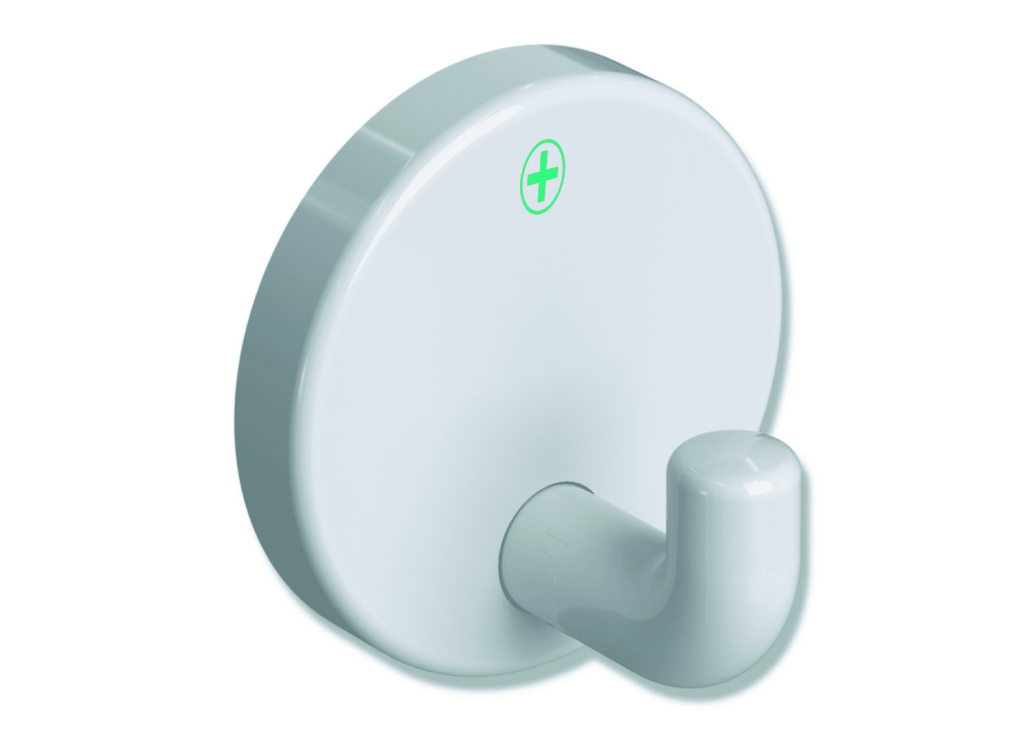 HEWI Wandhaken Ser 801, d:40mm, antimikrobielle Ausrüstung signalweiß