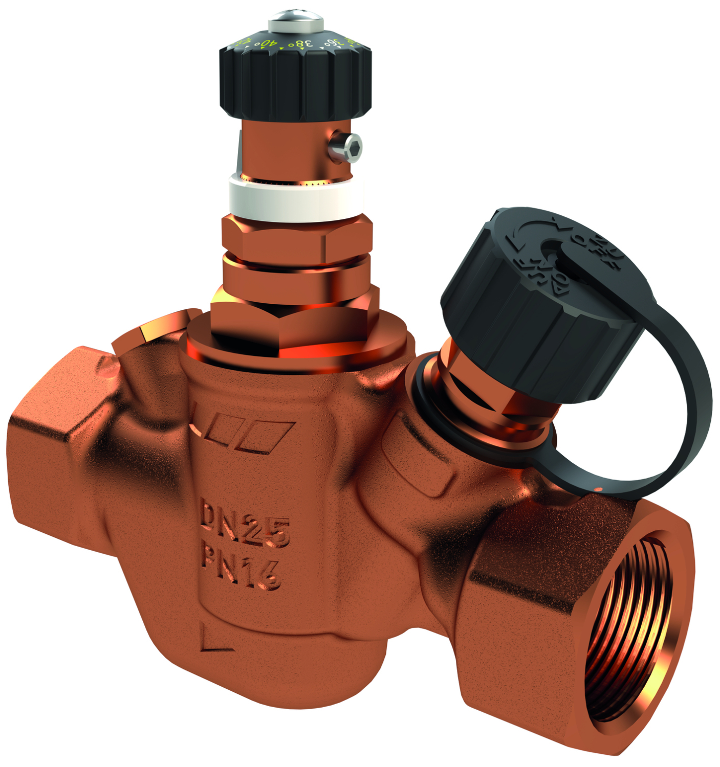 KEMPER THERM autom. Regulierventil RG, 30-50 GradC IG DN25