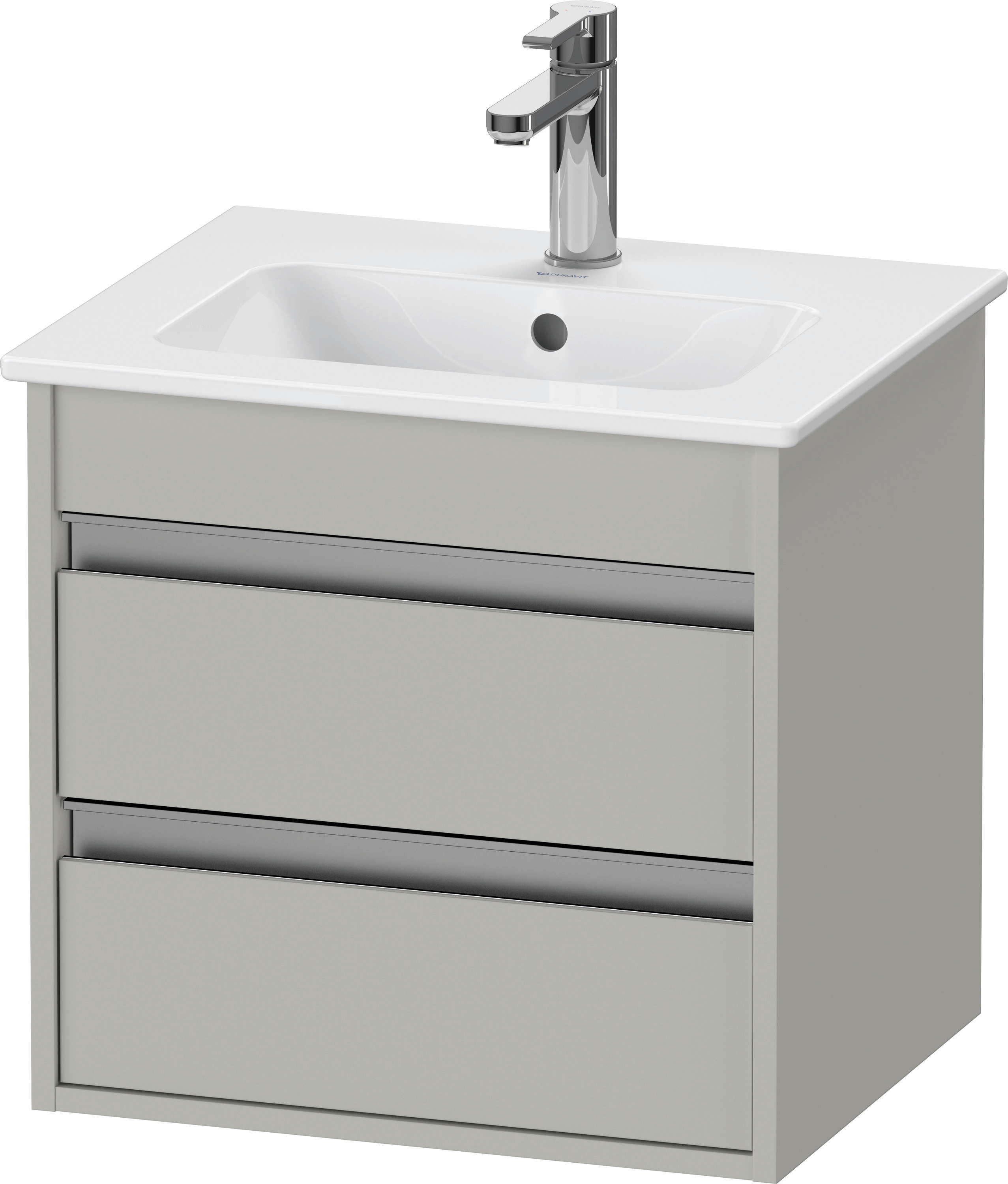Duravit WTU Ketho 480x500x412mm, 2 Schubk. Betongrau Matt