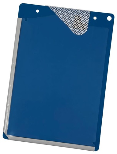 Auftragstasche PVC m.Umbug-Verschweißung DIN A4 blau EICHNER Auftragstasche PVC m.Umbug-Verschweißung DIN A4 blau EICHNER