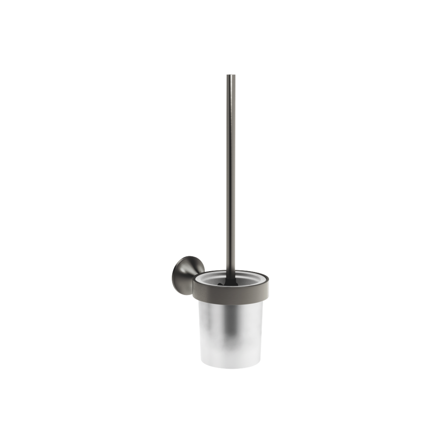 DO Toiletten-Bürstengarnitur, Wandmodell VAIA 83900809 Dark Platinum gebürstet