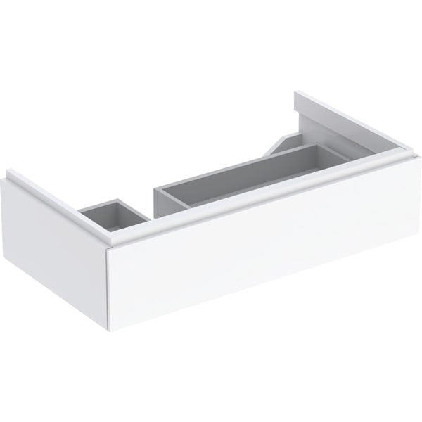 Geberit Xeno2 Unterschrank f. WT m. Ablg. re m .1 Schubl., 88x22x46,2cm, weiß