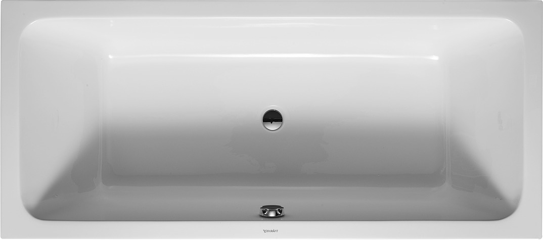 DU D-Code Badewanne 1800x800 Einbau Mittelabl.,Rückenschr.2 L/R, Weiß