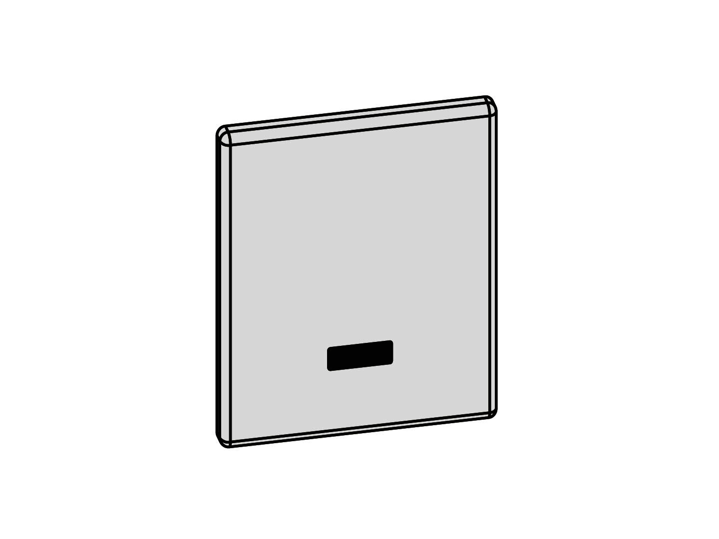 Frontplatte & Elektronik 825 Netz Edelstahl