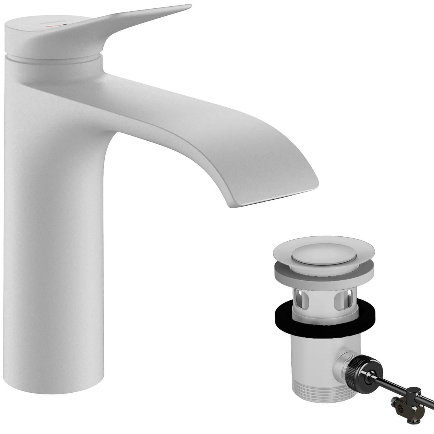 Hansgrohe Waschtischmischer 110 Vivenis CoolStart mit Zugstangen-Ablaufg.MW