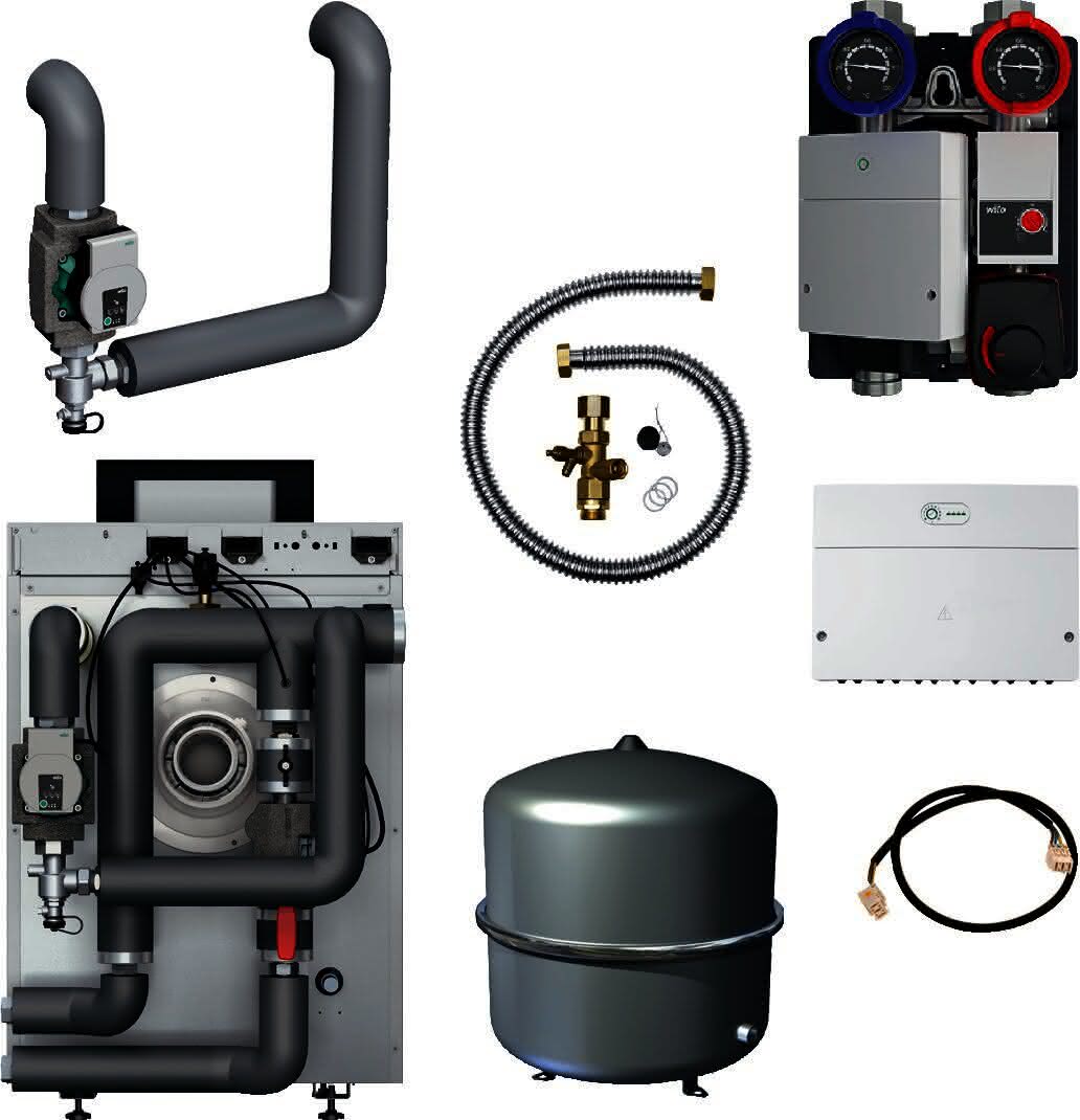 BOSCH Installationspaket INPA 109 (40kW) 1 gemischter Heizkreis ohne Speicher,MSL